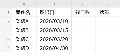 After（実行後）のExcel画面