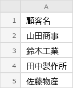 After（実行後）のExcel画面